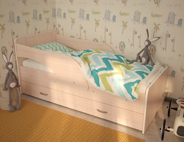 Детская кровать для девочки Максимка, цвет Млечный дуб в Томске