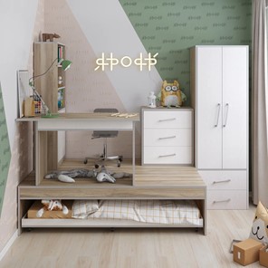 Комплект мебели в детскую Ярофф Подиум, Ясень/Белое дерево в Томске