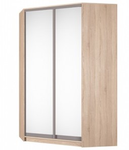 Шкаф угловой Аларти (YA-230х1400(602) (4) Вар. 3; двери D5+D5), с зеркалом в Томске