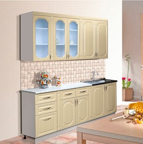 Модульный кухонный гарнитур Классика 2000, цвет Дуб беленый в Томске