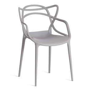 Стул кухонный Cat Chair (mod.028) пластик, 54,5*56*84 серый, арт.13276 в Томске