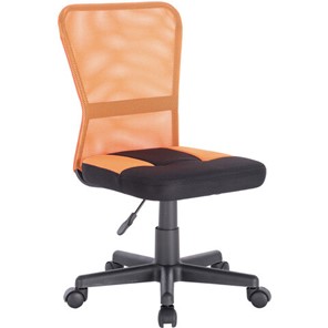 Компьютерное кресло Brabix Smart MG-313 (без подлокотников, комбинированное, черное/оранжевое) 531844 в Томске