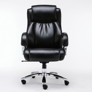 Кресло офисное Brabix Premium Status HD-003 (рециклированная кожа, хром, черное) 531821 в Томске