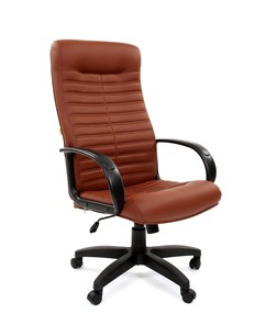 Компьютерное кресло CHAIRMAN 480 LT, экокожа, цвет коричневый в Томске