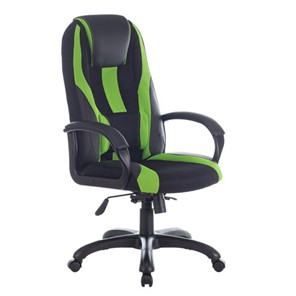 Компьютерное кресло Brabix Premium Rapid GM-102 (экокожа/ткань, черное/зеленое) 532419 в Томске
