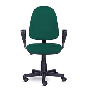 Офисное кресло Brabix Prestige Ergo MG-311 (регулируемая эргономичная спинка, ткань,черно-зеленое) 532421 в Томске