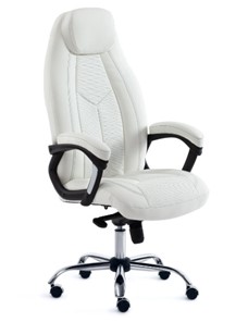 Компьютерное кресло BOSS Lux, кож/зам, белый, арт.15307 в Томске
