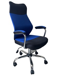 Офисное кресло C168 черный/синий в Томске