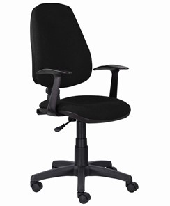 Офисное кресло Brabix Comfort MG-321, регулируемая эргономичная спинка, ткань, черное в Томске