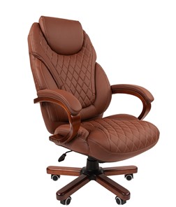 Офисное кресло CHAIRMAN 406, коричневый в Томске