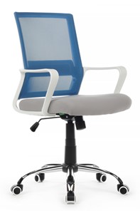 Офисное кресло Riva RCH 1029MW, серый/синий в Томске