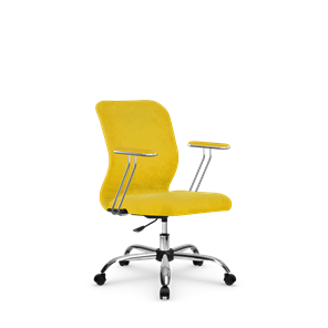 Кресло офисное SU-Mr-4/подл.078/осн.006 желтый в Томске