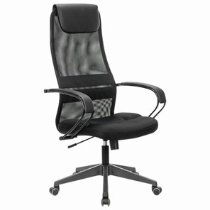 Офисное кресло Brabix Premium Stalker EX-608 PL (ткань-сетка/кожзам, черное) 532090 в Томске