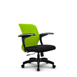 Кресло SU-M-4/подл.160/осн.001, Зеленый/Черный в Томске