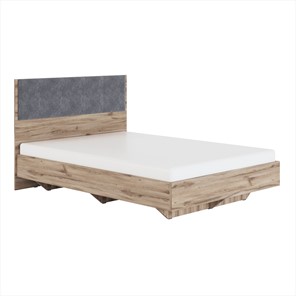 Кровать 2-х спальная Николь (мод.1.3) 1,6 серый текстиль, с ортопедическим основанием в Томске