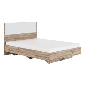 Кровать 1.5-спальная Николь (мод.1.2) 1,4 белая экокожа, с ортопедическим основанием в Томске