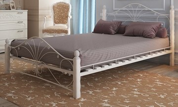 Кровать в спальню Фортуна 1, 1600, белый/белый в Томске