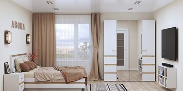 Модульная спальня Анона №2, Белый в Томске
