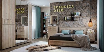Модульная спальня SCANDICA OSLO №1 в Томске