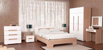 Модульная спальня Версаль Некст, цвет дуб сонома/белый в Томске