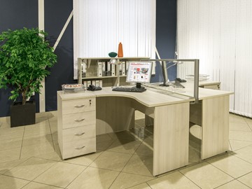 Офисный комплект мебели Комфорт (дуб шамони) №2 в Томске