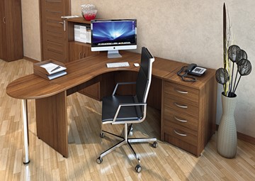Комплект офисной мебели Riva, Орех в Томске