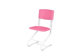 Регулируемый детский стул СУТ.01 Пластик (рост от 130 см), Розовый в Томске