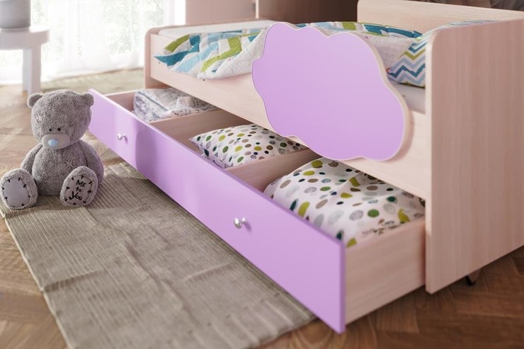 Двухэтажная детская кровать Соник 1.6 с ящиком, Ясень Шимо в Томске - изображение 1