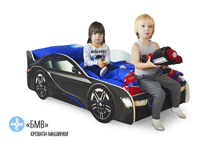 Кровать-машина детская BMW в Томске - изображение 1