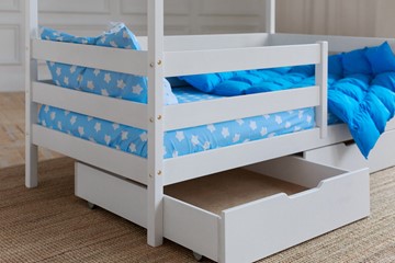 Детская кровать Домик с ящиками, цвет белый в Томске - предосмотр 3