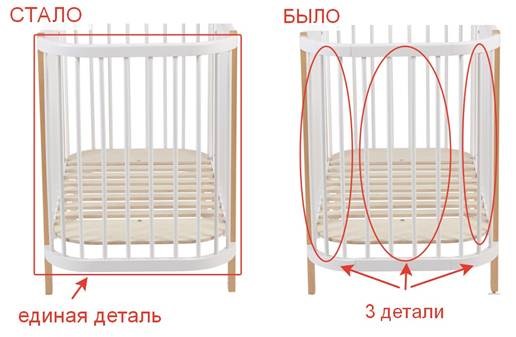 Детская кровать POLINI Kids Simple 350 Белый / Бук в Томске - изображение 16