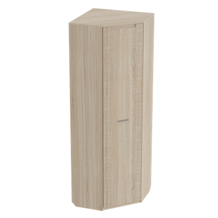 Угловой распашной шкаф Элана, Дуб сонома 720х720х208 в Томске - изображение