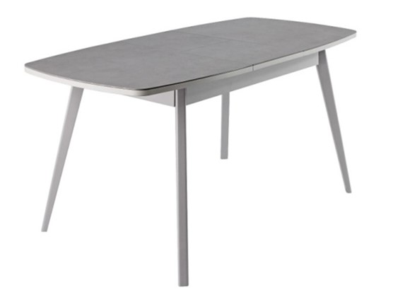 Кухонный раскладной стол Артктур, Керамика, grigio серый, 51 диагональные массив серый в Томске - изображение