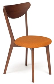 Обеденный стул MAXI (Макси), бук/ткань 86x48,5x54,5 Оранжевый/коричневый (2 шт) арт.10467 в Томске