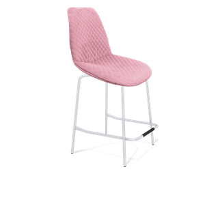 Полубарный стул SHT-ST29-С22 / SHT-S29P-1 (розовый зефир/хром лак) в Томске