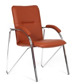 Кресло офисное CHAIRMAN 850 Экокожа Terra 111 коричневая в Томске - предосмотр