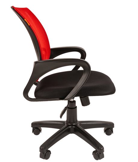 Офисное кресло CHAIRMAN 696 black Сетчатый акрил DW69 красный в Томске - изображение 1