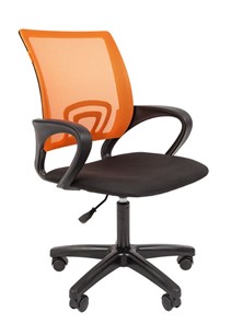 Кресло офисное CHAIRMAN 696 black LT, оранжевый в Томске