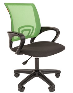 Компьютерное кресло CHAIRMAN 696 black LT, зеленое в Томске