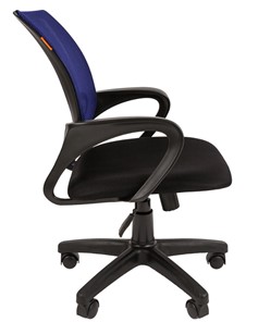 Кресло офисное CHAIRMAN 696 black Сетчатый акрил DW61 синий в Томске - предосмотр 2