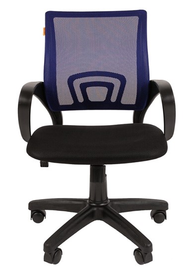 Кресло офисное CHAIRMAN 696 black Сетчатый акрил DW61 синий в Томске - изображение 1