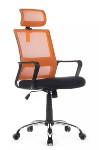 Кресло компьютерное RCH 1029HB, черный/оранжевый в Томске