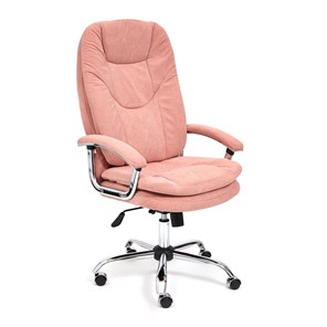 Кресло офисное SOFTY LUX флок, розовый, арт.13952 в Томске