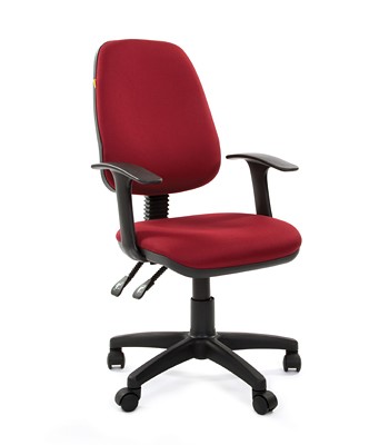 Кресло офисное CHAIRMAN 661 Ткань стандарт 15-11 красная в Томске - изображение