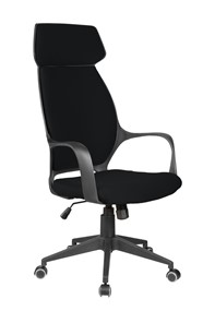 Кресло компьютерное Riva Chair 7272 (Черный/черный) в Томске