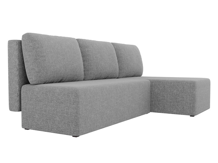Угловой диван с оттоманкой Поло, Серый (рогожка) в Томске - изображение 2