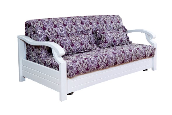 Прямой диван Глория, 1200 ППУ, цвет белый в Томске - изображение