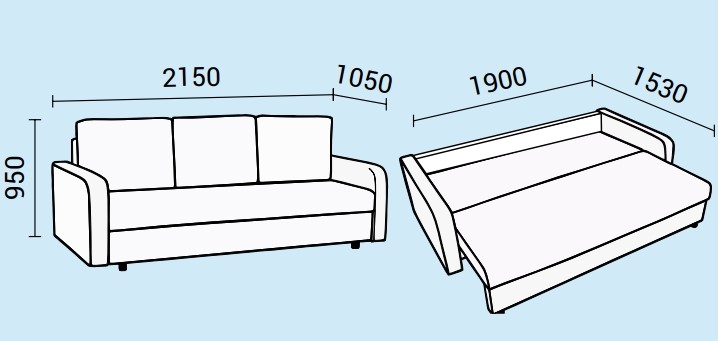 Прямой диван Нео 1 БД, боннель в Томске приобрести по низкой стоимости за 40164 р - Дом Диванов