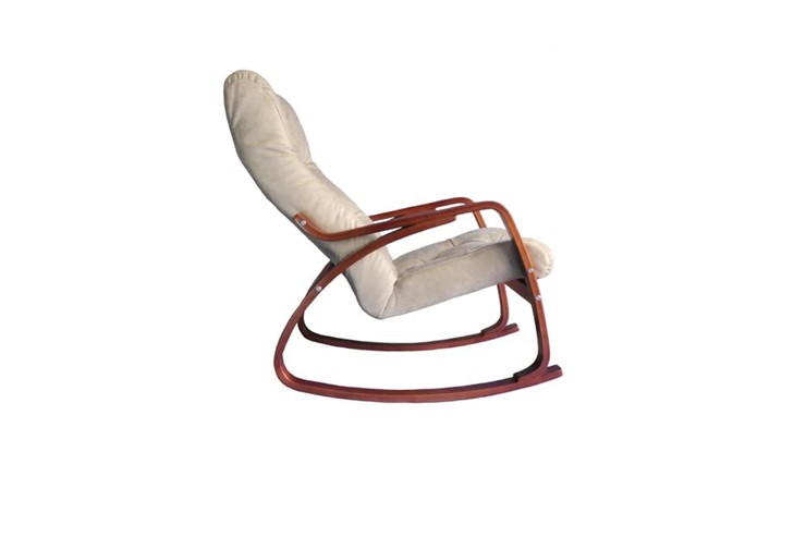 Кресло-качалка Гранд, замша крем в Томске - изображение 1