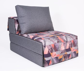 Бескаркасное кресло-кровать Харви, серый - сноу манго в Томске
